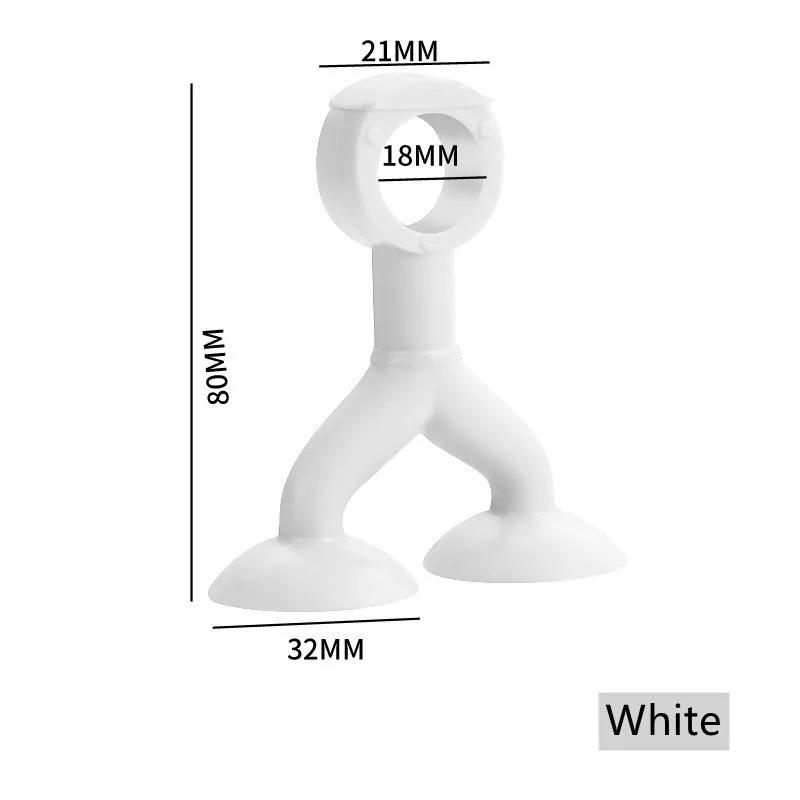 Silicone Anti-Collision Door Stopper Suction Cup Type Door Handle Cover Silence Protection Pad Wall Protection Doorknob Bumper