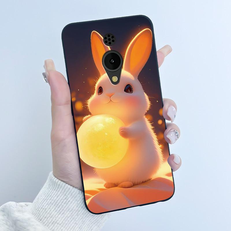 Hülle Für Nokia 150 2G 2023 TA-1582 Hülle Ästhetisch Luxuriös Niedlich Cool Jungen Mädchen Schwarz Matt Weiches TPU Vollschutz Rückseite