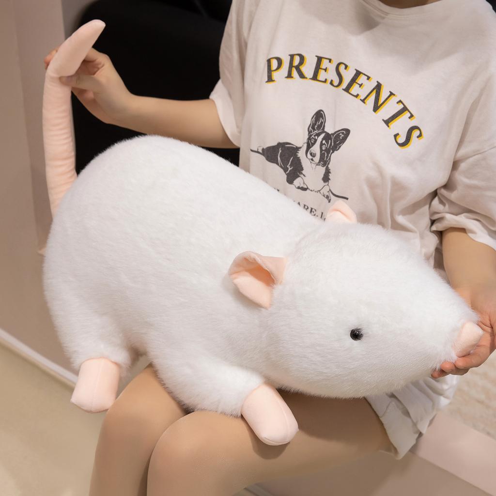 Simulated Cute Little Mouse Doll Mouse Plush Toy Doll Girl Rag Doll Pillow Gift
