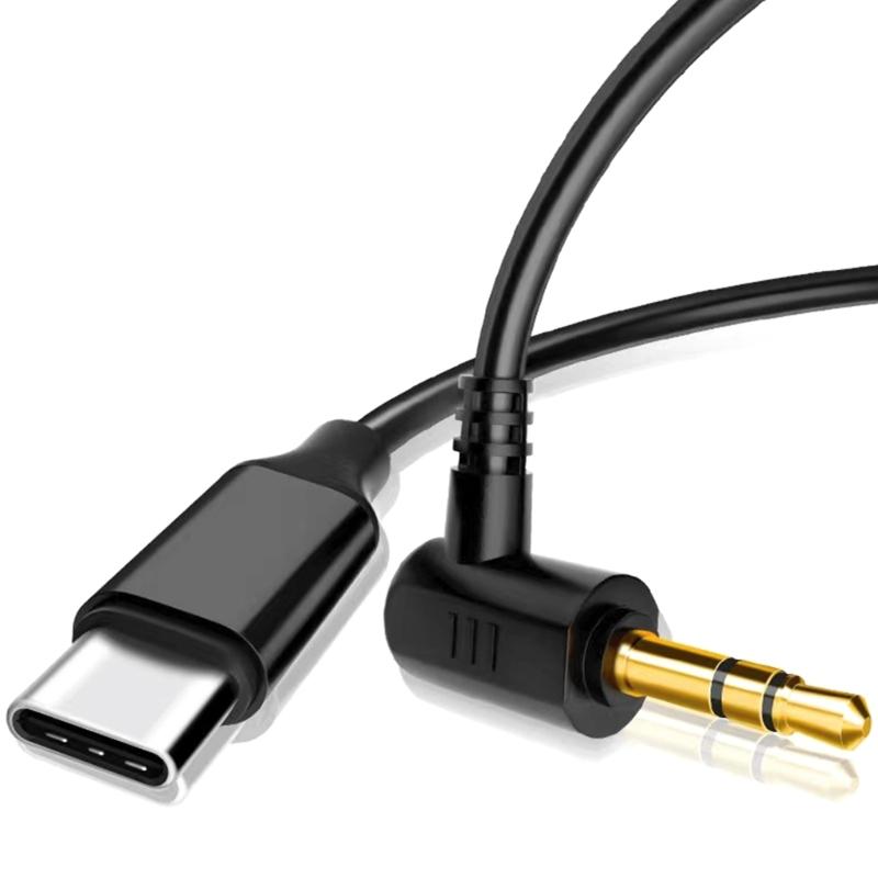20cm Microphone Adapter Cable for Rode Wireless Series, Quality Audional Transfer Cord Type-C To 3.5mm for Action 2 3 4