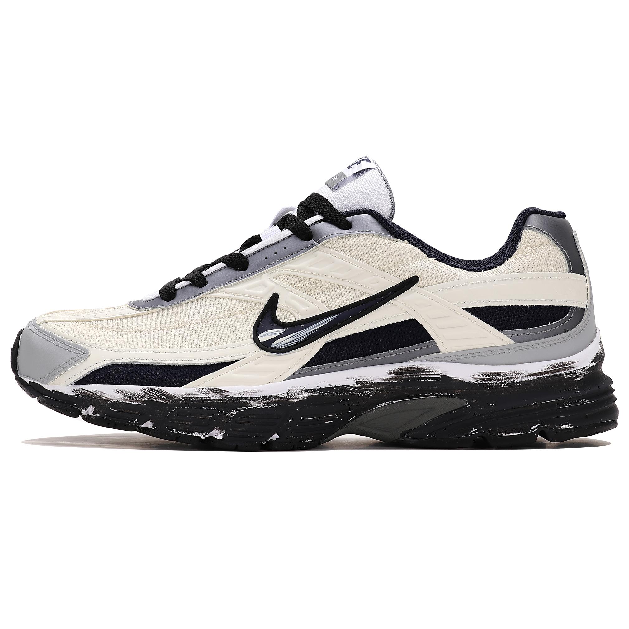 

Nike Initiator Cushioning Low top Running Shoes Men s Beige Black 394055-101(Team804-) 42.5