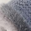 Muffole Ispessite per Ciclismo con Cappello Intrecciato in Peluche, Cappuccio Antivento per Ciclismo, Protezione Auricolare Calda Ispessita Maschera Antifreddo Invernale