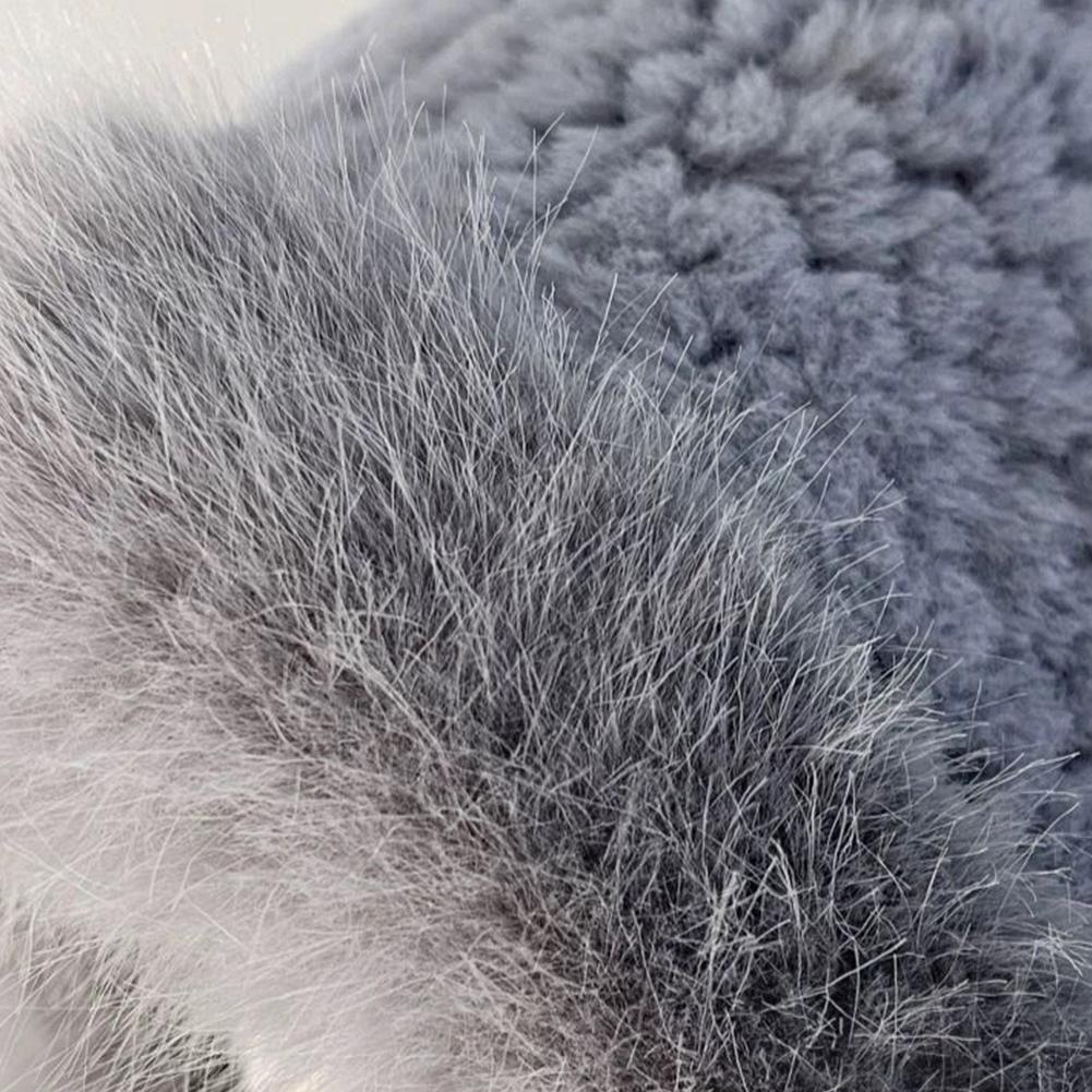 Muffole Ispessite per Ciclismo con Cappello Intrecciato in Peluche, Cappuccio Antivento per Ciclismo, Protezione Auricolare Calda Ispessita Maschera Antifreddo Invernale