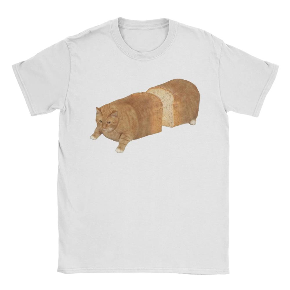Cat Loaf Meme Cotton T Shirt Mens and Womens Cotton Unique TShirts Round Neck Tee Shirt Short Sleeve Clothes Birthday Gift