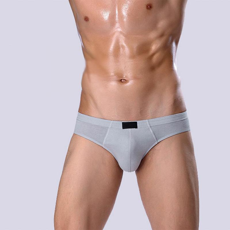 Pánské kalhotky z čisté bavlny, jednobarevné, spodní prádlo pro mládež a chlapce