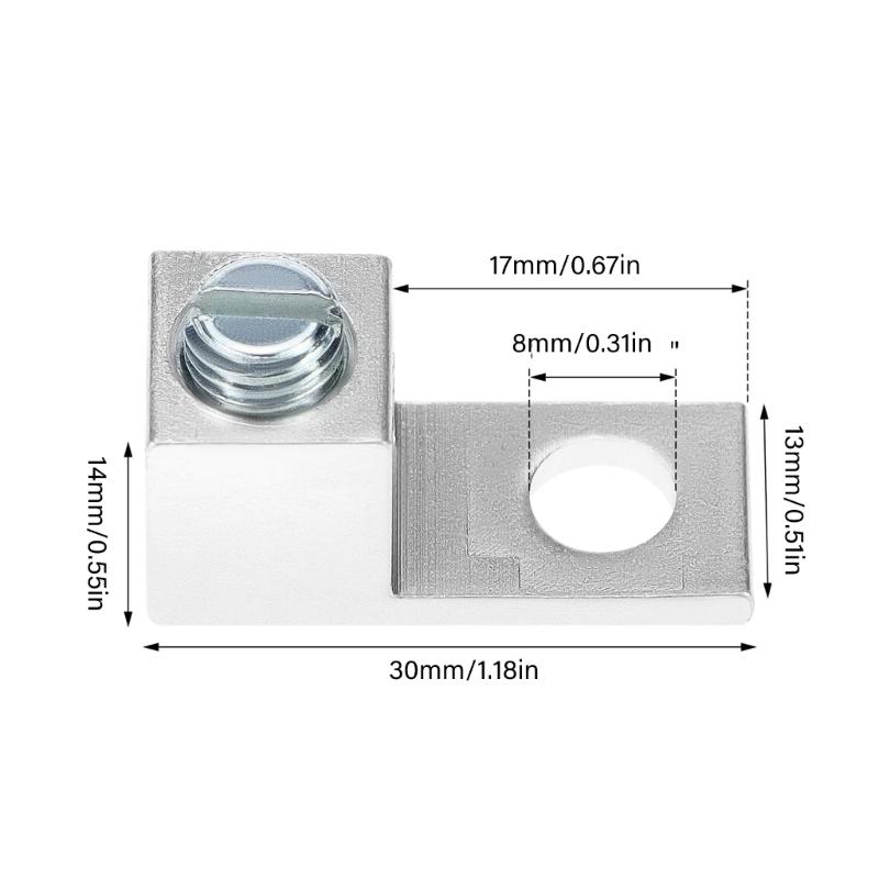 Fast Installation Terminals Blocks High Conductivity Aluminum Grounding Terminals Lug for Circuits breaker Connection