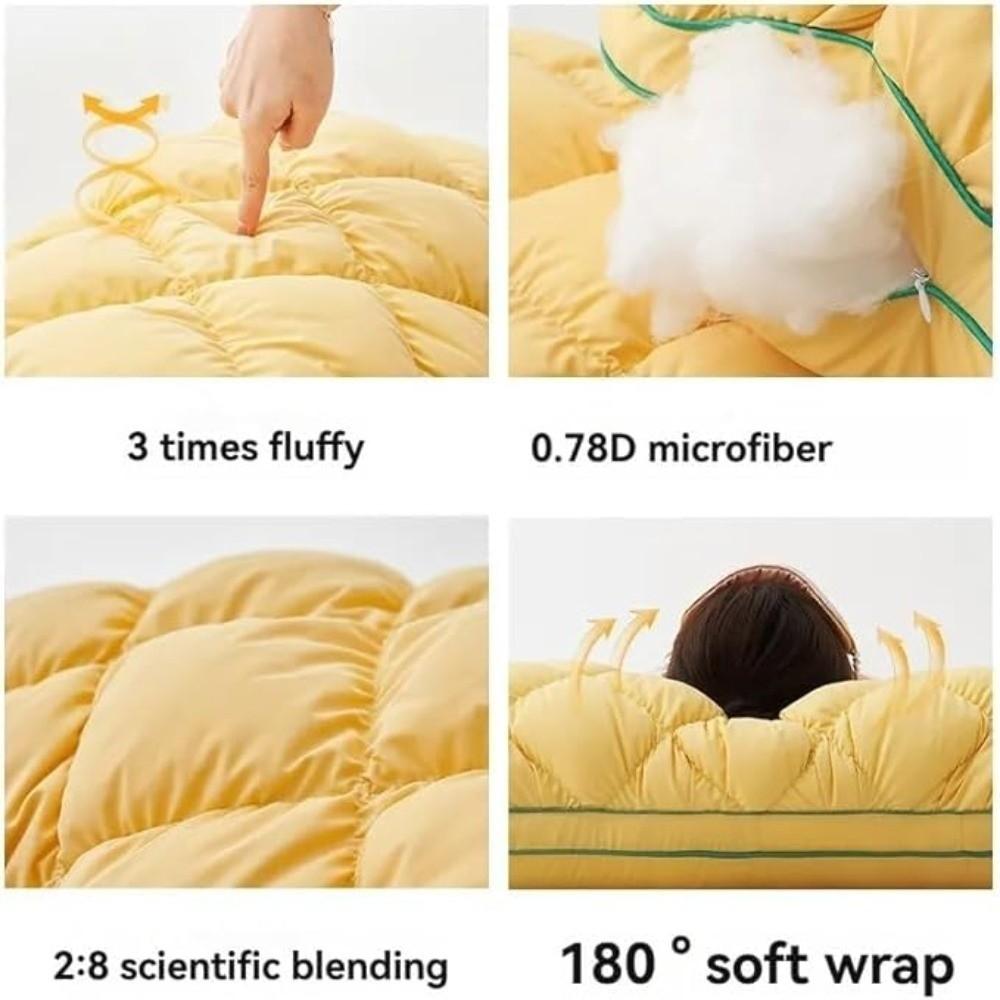 Nuovo Cuscino Ananas Rimbalzante Aiuto per il Sonno Cuscino Traspirante Cuscino Confortevole per Aiutare il Sonno