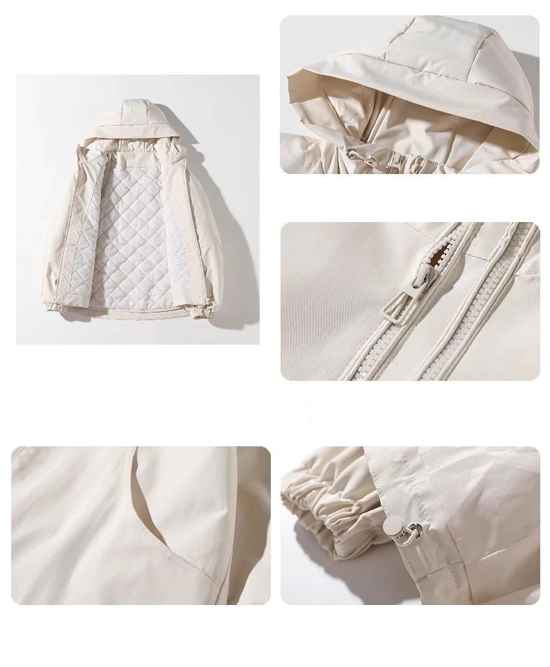 Double Zip Design Coat Women's Casual Jacket