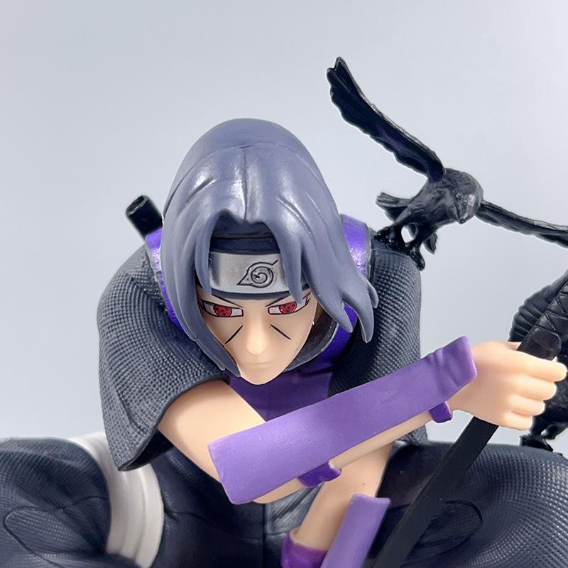 Anime Naruto figure Uchibo squatting ferret figure dark ferret statue model tide play doll giving gifts