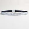 Heavy Duty Waist Belts for Jeans Pants Heavy Glitter Buckle Belt Bandsman