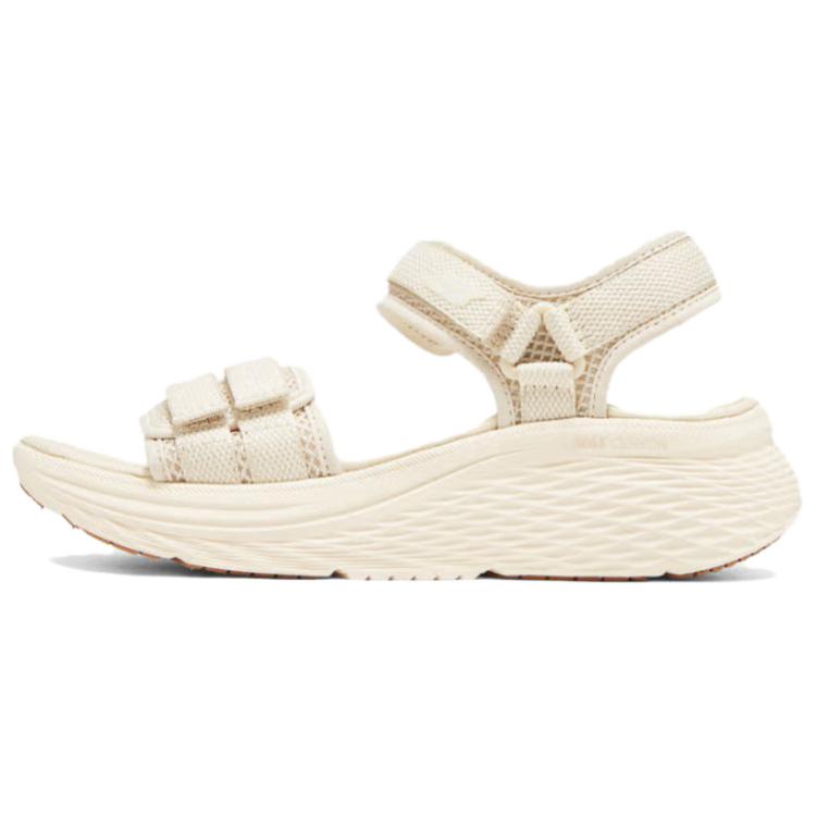 Skechers Max Cushioning Comfortable Versatile Beach Sandals Women sandals Beige 141617-NAT 35