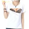 Summer Weird Breast Women'S Short Sleeve T-Shirt Crew Neck T