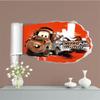 3D Cartoon Lightning McQueen  Wall Stickers For Kid's Room Kindergarten Bedroom Living Room Diy Wall Decoration