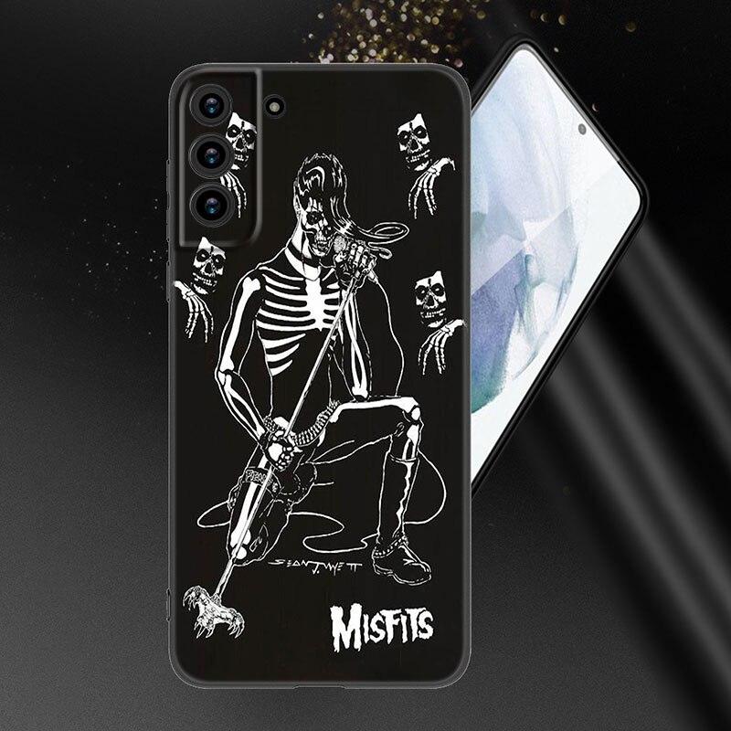 The Misfits Glenn Danzig Phone Case For Samsung Galaxy S20 S21 FE S22 Ultra S10 Lite S10E S9 S8 Plus S7 Edge Soft Black Cover