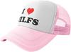 I Heart Milfs Trucker Hat Sports Baseball Cap Casual HipHop Unisex Leisure Adjustable Size