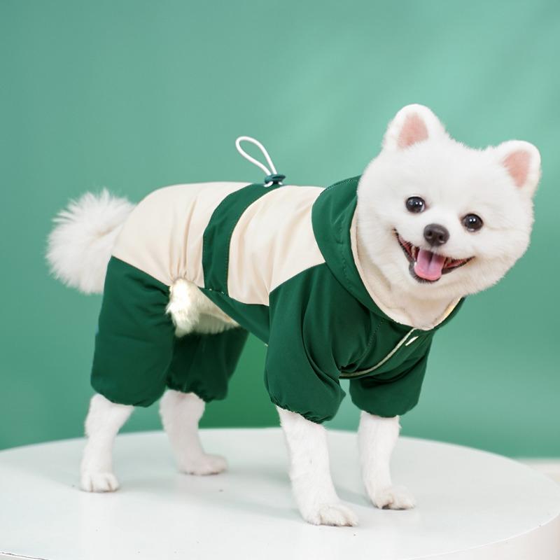 Pet Clothing, Hairless Cat Autumn and Winter Four-legged Clothes, Dog Cotton-padded Clothes, Dog and Cat Outdoor Ski Suits, Down Jackets