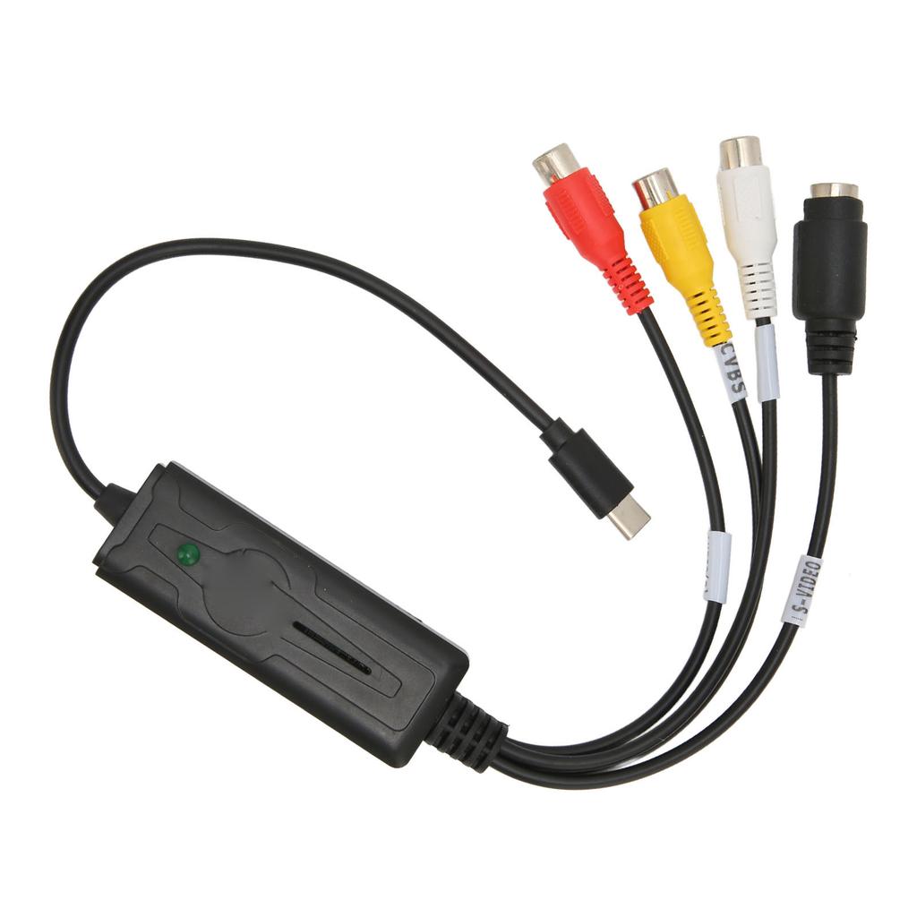 Type C Sound Video Capture Card RCA to USB Converter Adapter for Vista XP for OS X for Windows 10 8.1 8 7