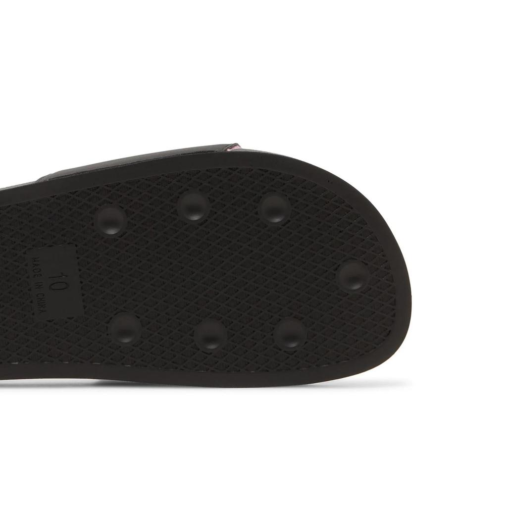 adidas Adilette Slide 'The World Needs Love' (Unisex) Core Black / Chalk White / Panton Slide Slippers GZ2201