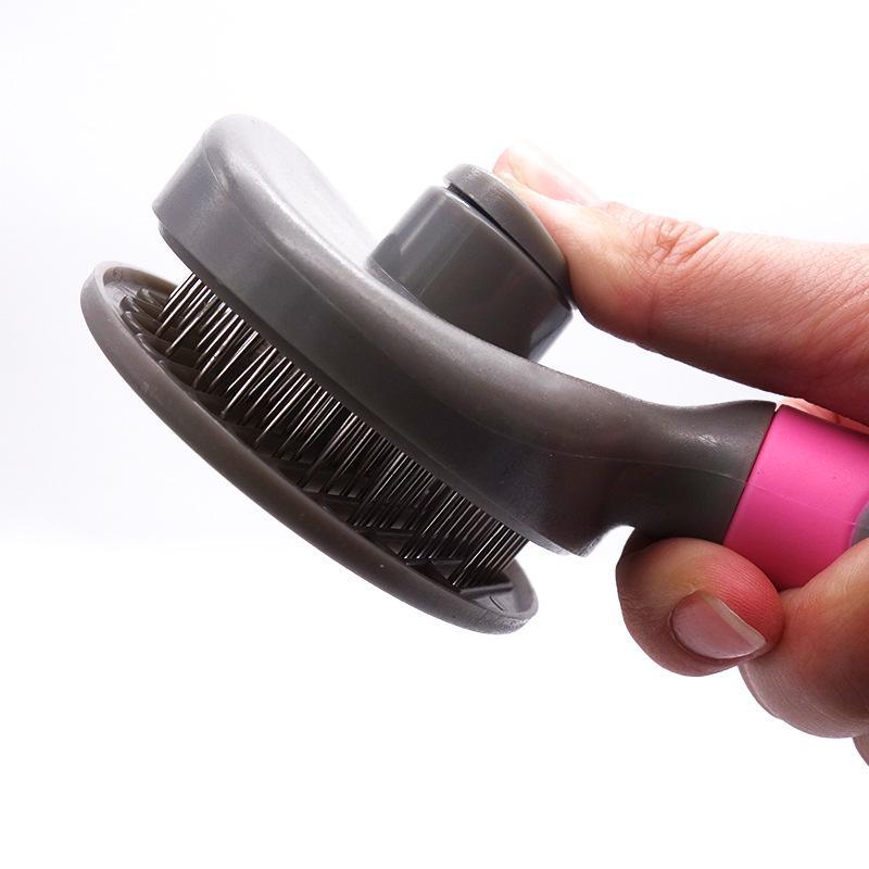 Spot Pet Supplies Stainless Steel Self-Cleaning Comb for Cats and Dogs