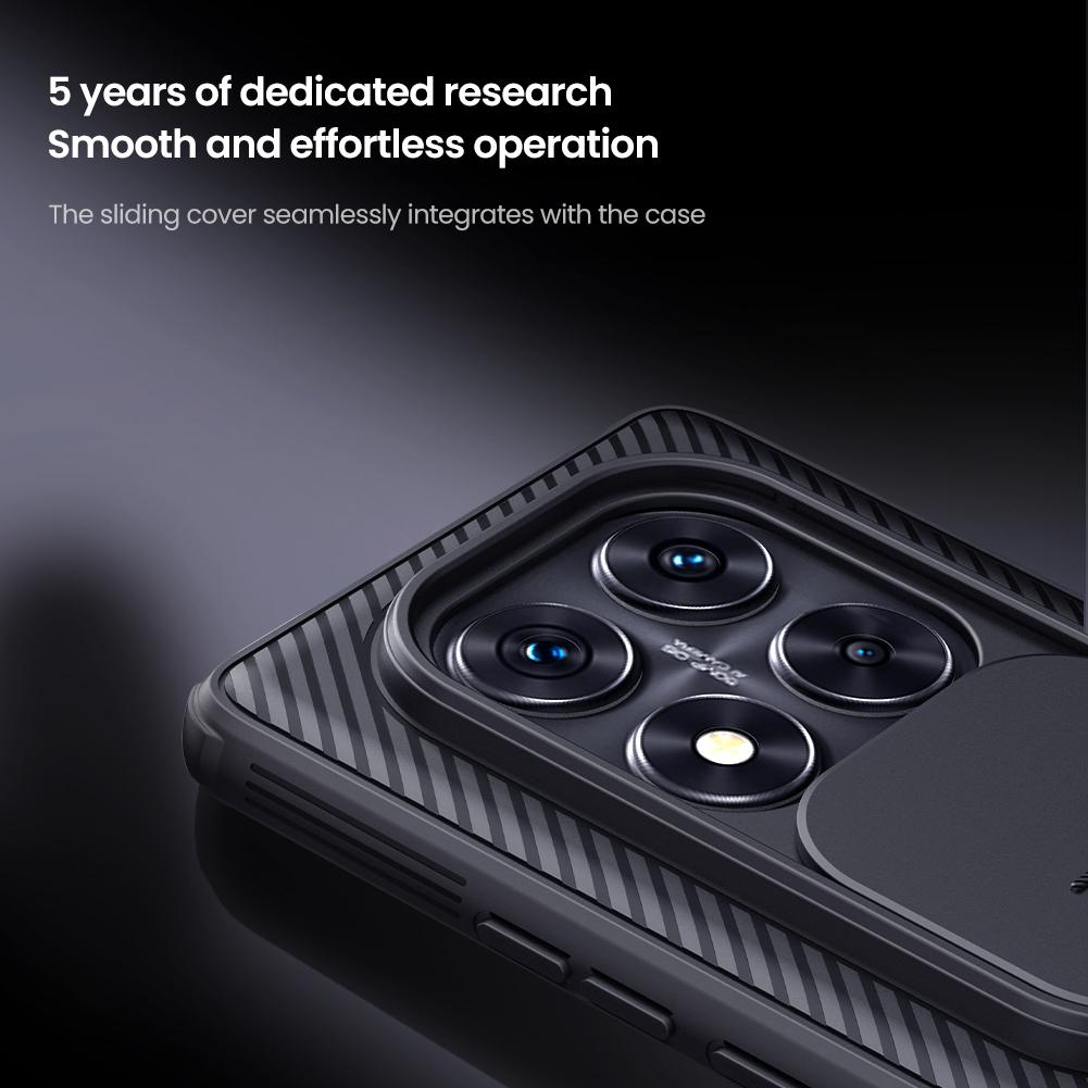 NILLKIN Camshield Pro Series for Xiaomi Redmi Note 14 Pro 5G/Poco X7 5G Case PC+TPU Slide Camera Lid Phone Cover