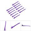 12PCS Purple Salon Hair Clip Fashion Sectioning Clip Home Use Duck Bill Clips  Salon