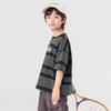 Boys' American Retro Striped Short-Sleeve T-Shirt