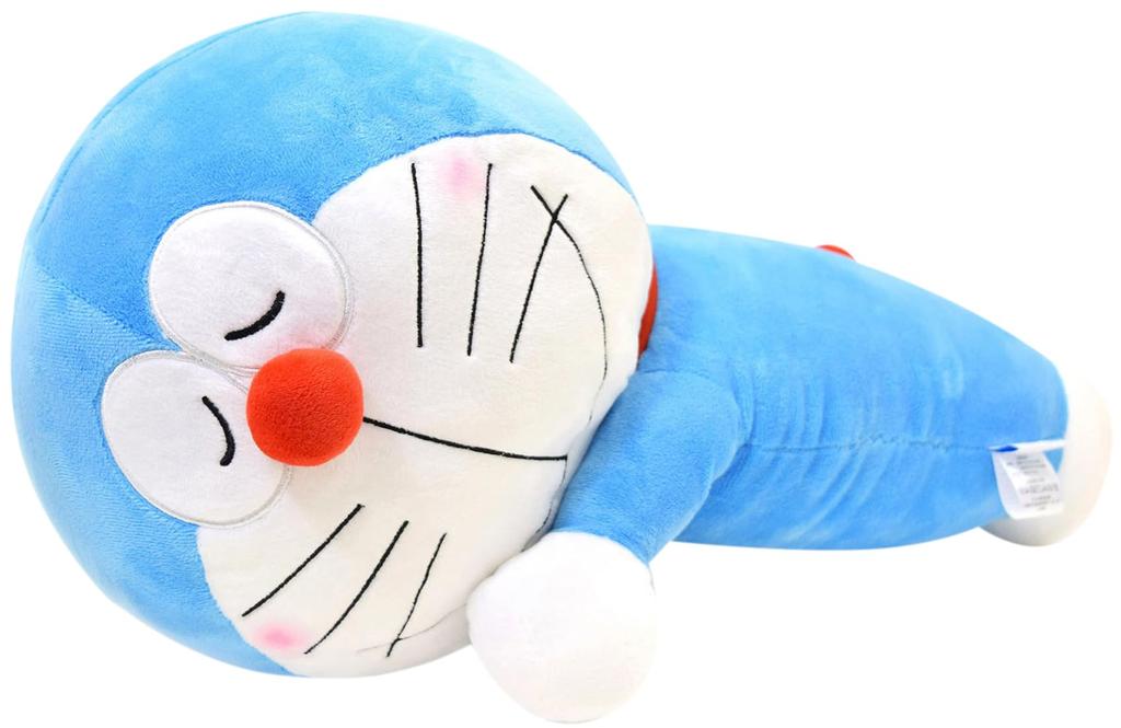 MORIPiLO Morishita Doraemon Body Pillow M 45cm Large Stuffed Toy Cushion Character Goods Shogakukan Pillow Blue 4620142 Approx. Co-sleeping