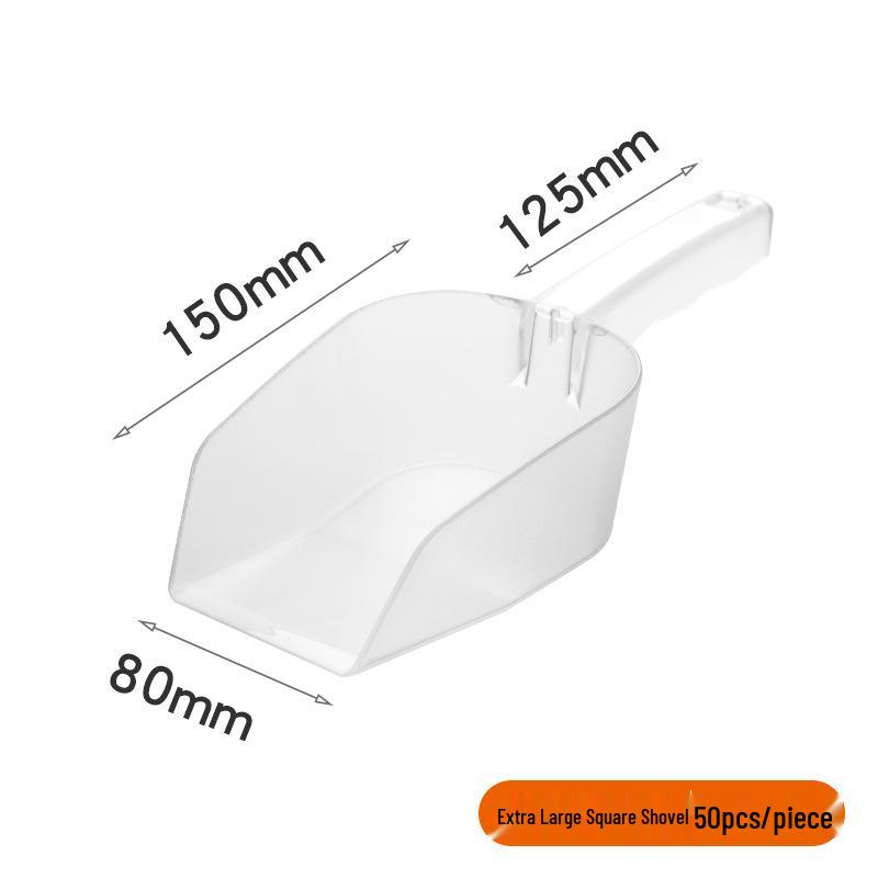 Thickened Plastic Multi-purpose Food Scoop for Ice, Popcorn, Flour, Rice, Feed, Dried Fruit, Tea, and Sugar.