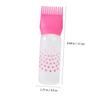 3pcs Hair Dye Applicator Bottles with Comb for Even Color Distribution Salon Black Rosy