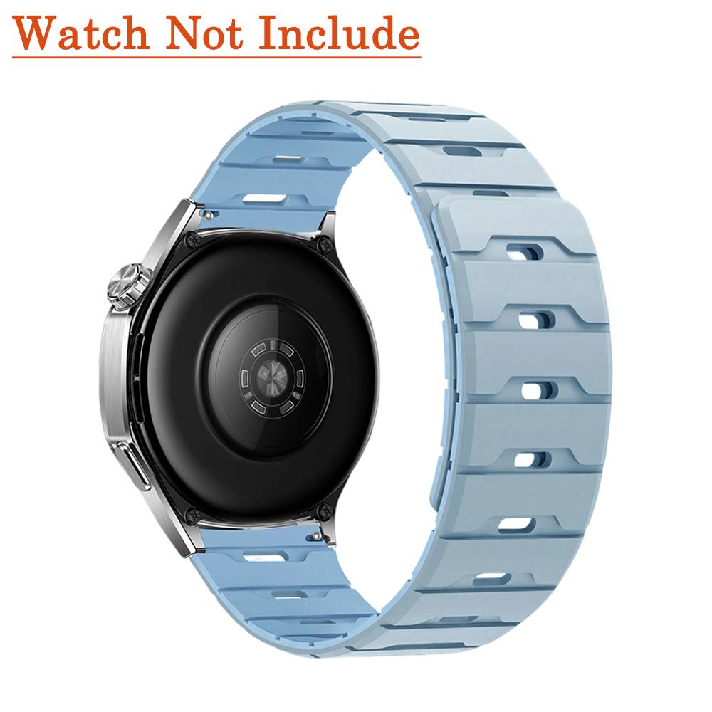 18mm 20mm 22mm Silicone Strap for Huawei Watch GT5/4 6pro For Garmin Forerunner Magnetic Band for Samsung Galaxy Watch 7 6 5 4
