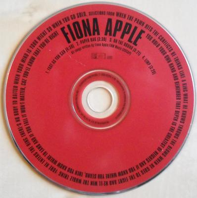 CD FIONA APPLE - Selections From... ESK46319 Clean Slate, Ep 1999 US Rock Used