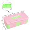 Multi-Grid Kids Bento Box, leakproof & microwave safe. Portable food container with tableware for school, outdoor and daily meal