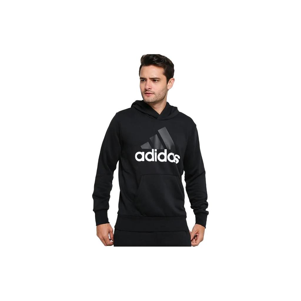 Adidas Sweatshirts Men's Black Hooded Moderate Regular S98772