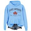 Unisex Hoodie with Letter Print and Pocket for Casual Athletic Wear