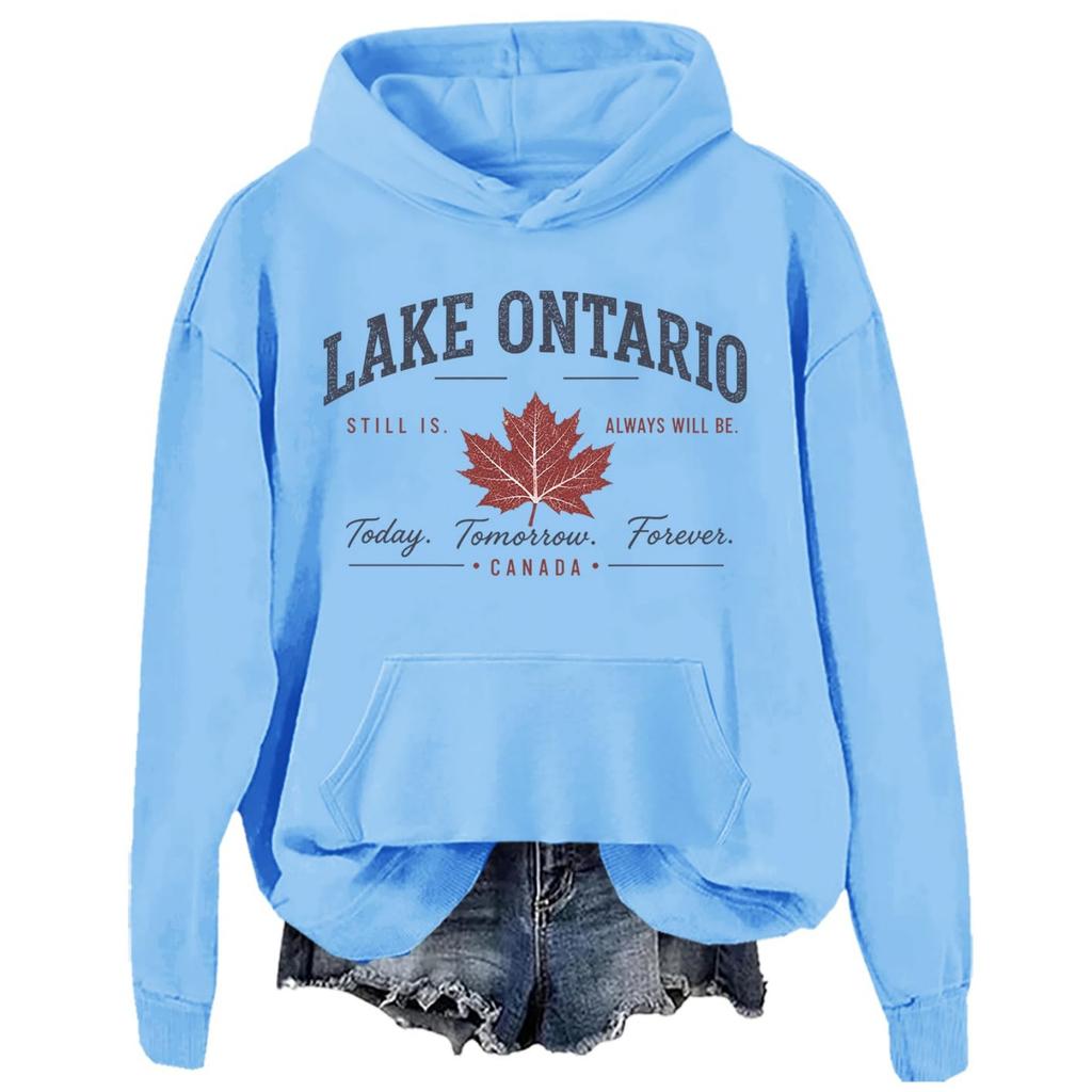Unisex Hoodie with Letter Print and Pocket for Casual Athletic Wear