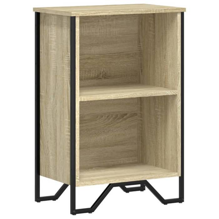 VidaXL Bibliothèque chêne sonoma 50x31x74,5 cm bois d'ingénierie, étagère, étagère à livres, étagère de rangement, armoire 848600