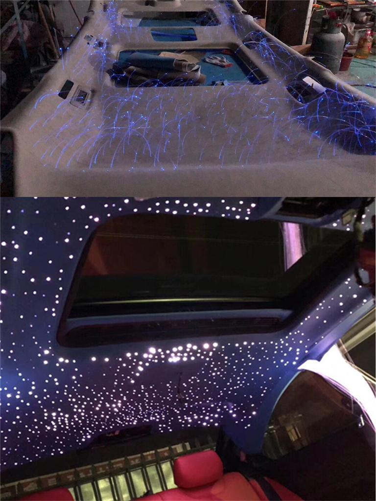 16W RGBW Twinkle Auto Dachhimmel Haus Sternenhimmel LED Licht Kit mit 300 Stück Glasfaser