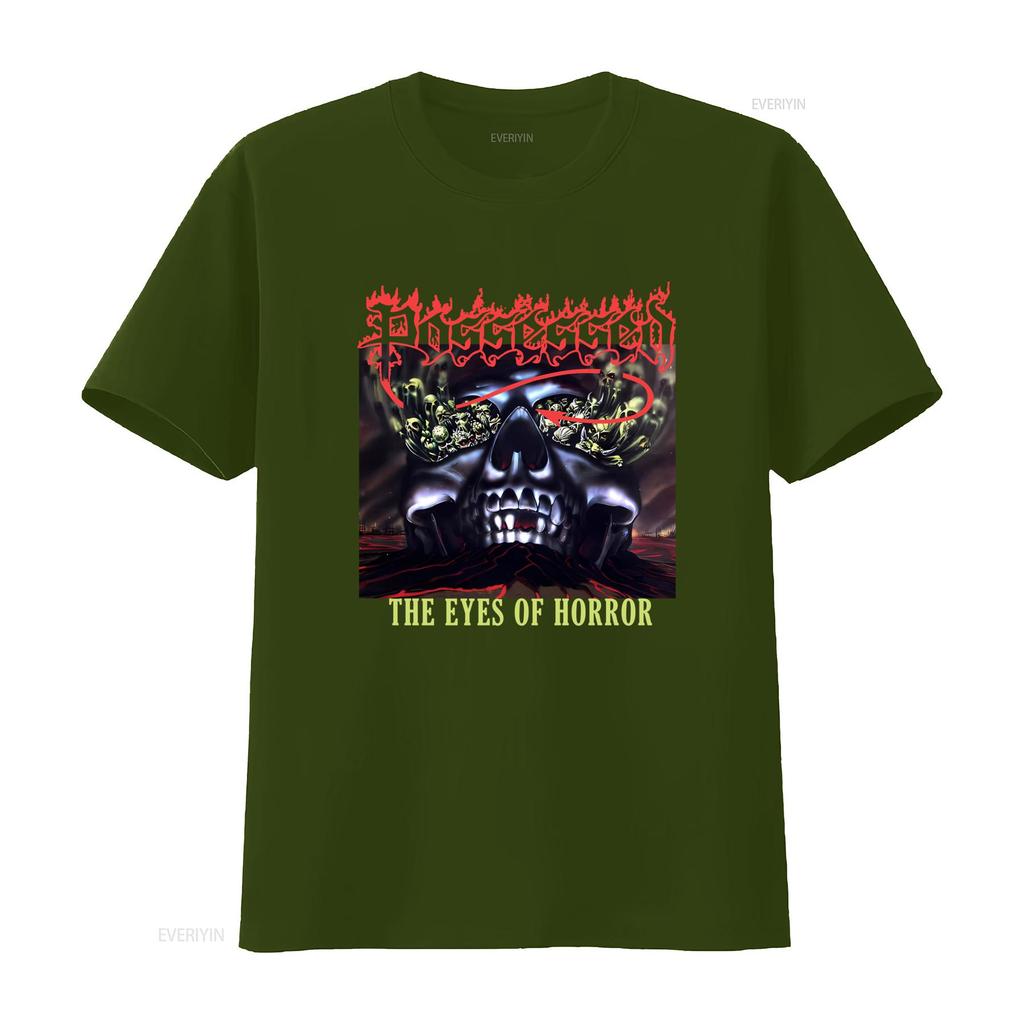 Besessen Die Augen Des Horrors T-Shirt Death Metal Band Print Erhältlich in S XL 2XL 3XL Neu Lang oder s vintage Gewaschen