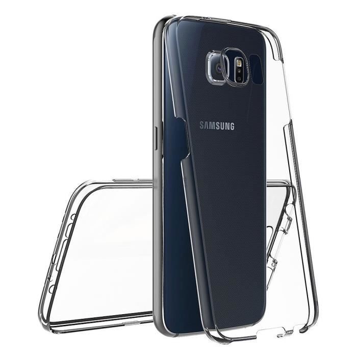 Hülle - Phonillico - Samsung Galaxy S6 EDGE PLUS - Weiches Silikon - Ultra Slim - Transparent