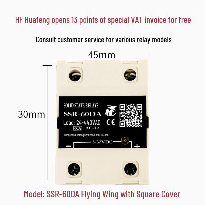 Releu cu stare solidă monofazat SSR-40DA Control DC/AC MGR-1D4840