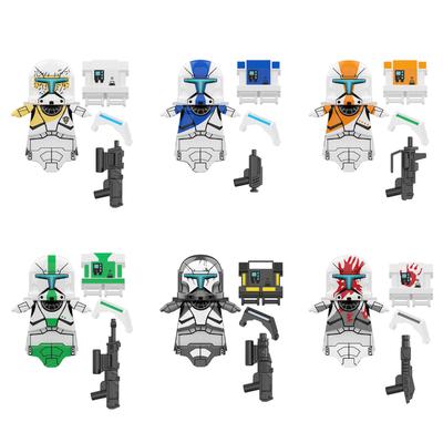 Republic Commando Clone Troopers Fixer Scorch RC-1138 Sev Building Blocks Bricks Star Action Figure Wars Toys