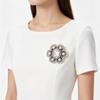 Baroque Style Brooches for Women with Rhinestones Pearls Unisex Design for Elegant or Formal Attire