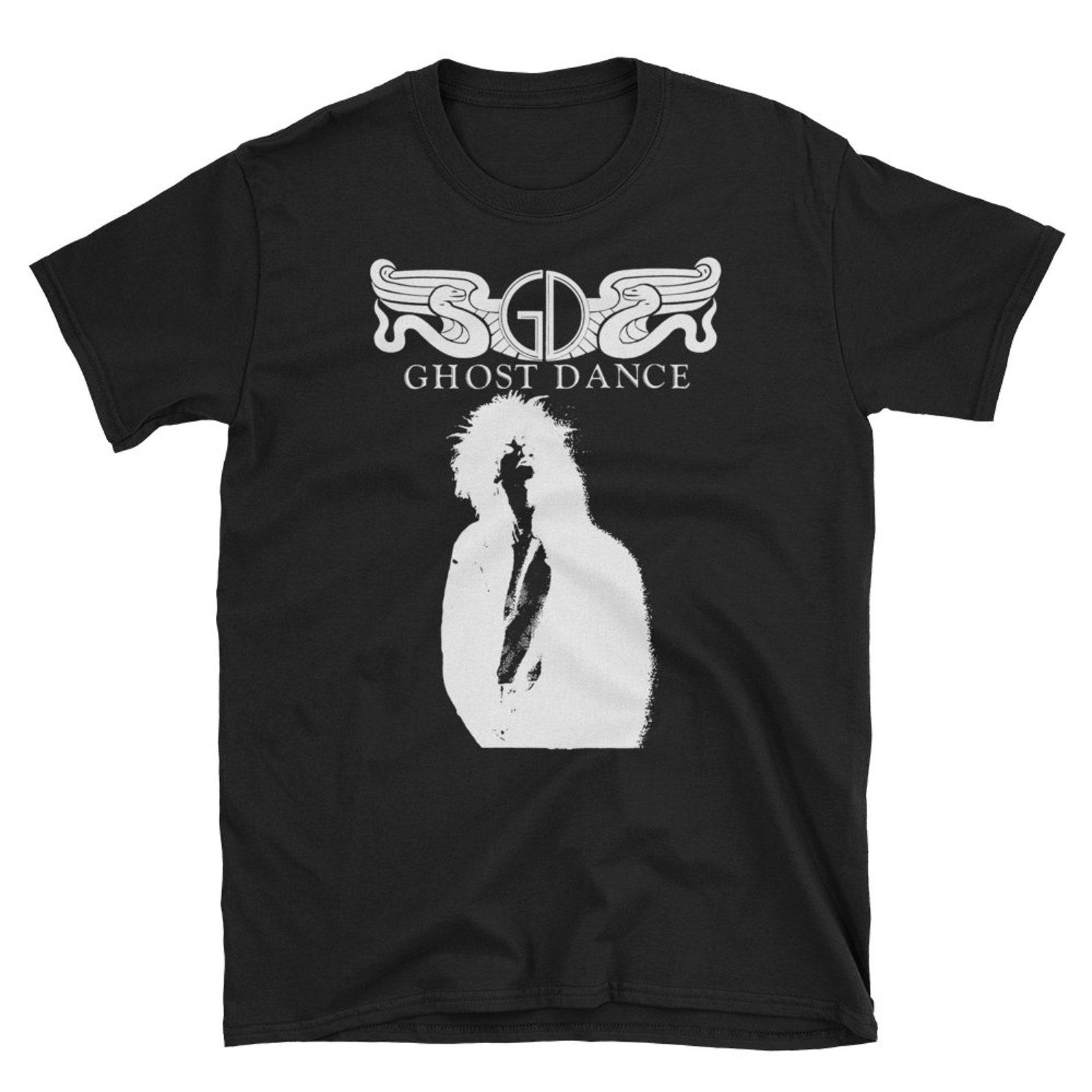 Ghost Dance T shirt, Skeletal Family, Sisters of Mercy, The Mission UK, Fields Of The Nephilim, Goth, Post Punk S