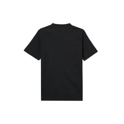 Logo Print Round Neck Basketball Short Sleeve T-Shirt Men Tops Black HC6902