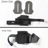 1 Pc Thickened Sponge Rugby American Football Wristband With Double Compression - Adjustable Support Wrap For Wrist Protection