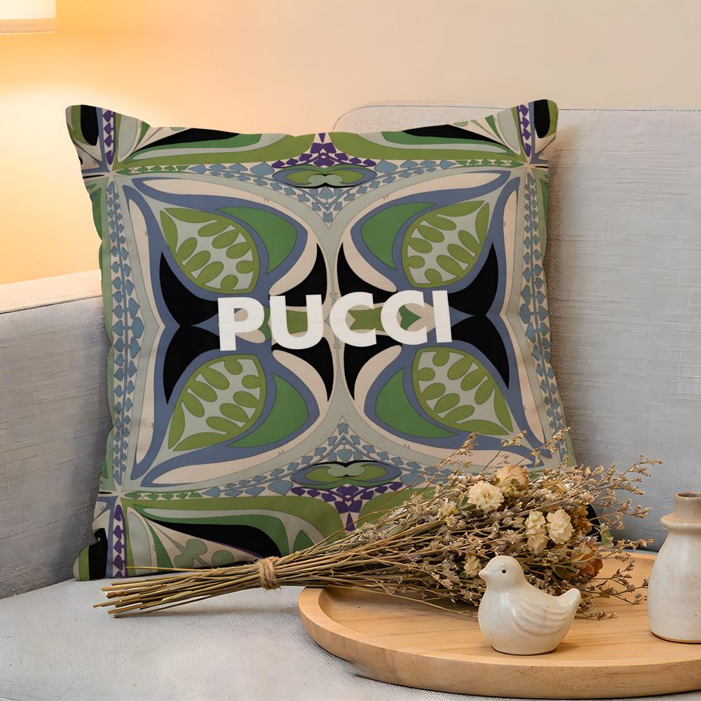 Cushion Cover  Linen  SkinFriendly Soft Decorative Case for Sofa Home Decor Fashion EEmilios PPuccis Pillow cover