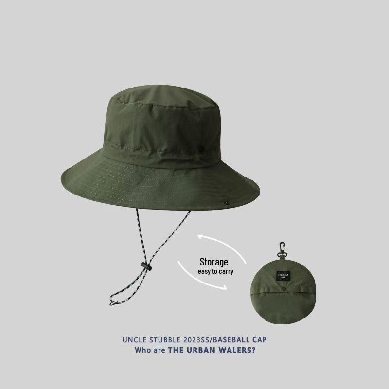 

Ультратонкая водонепроницаемая складная шляпа рыбака - Защита от солнца и быстросохнущая для активного отдыха M (56-58cm)