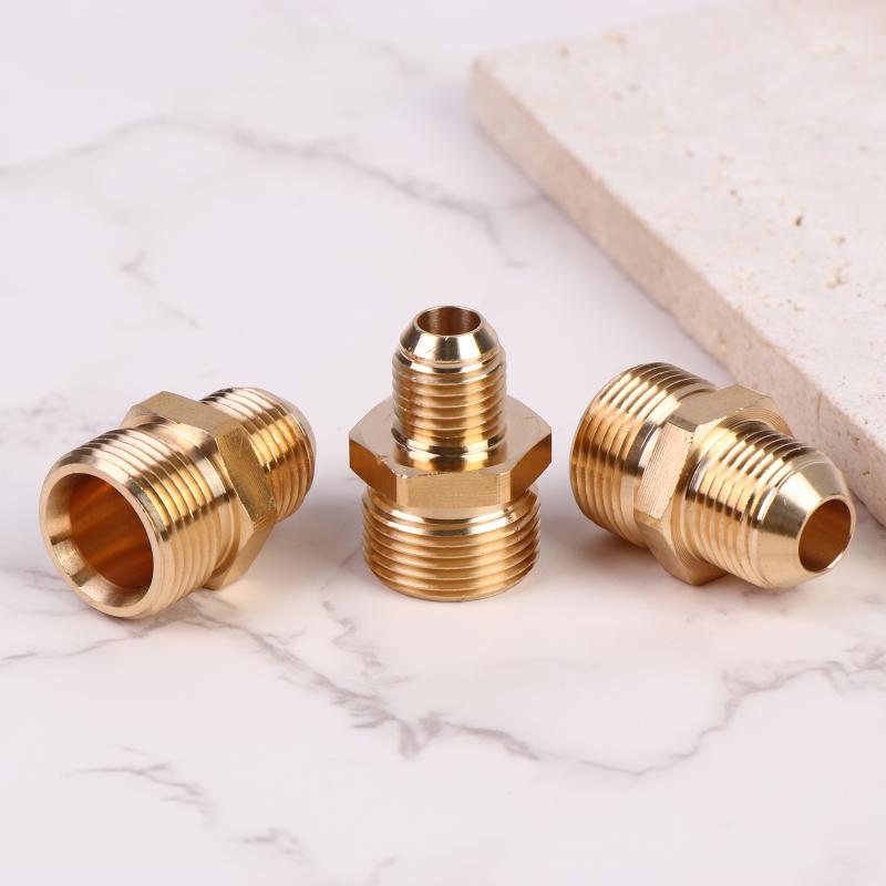 2Pcs Pressure Washer Adapter M22 X 1.5 Male Thread To G1/4 Inch Male Connector Brass Coupling Reducer Hose Connector Adapter For