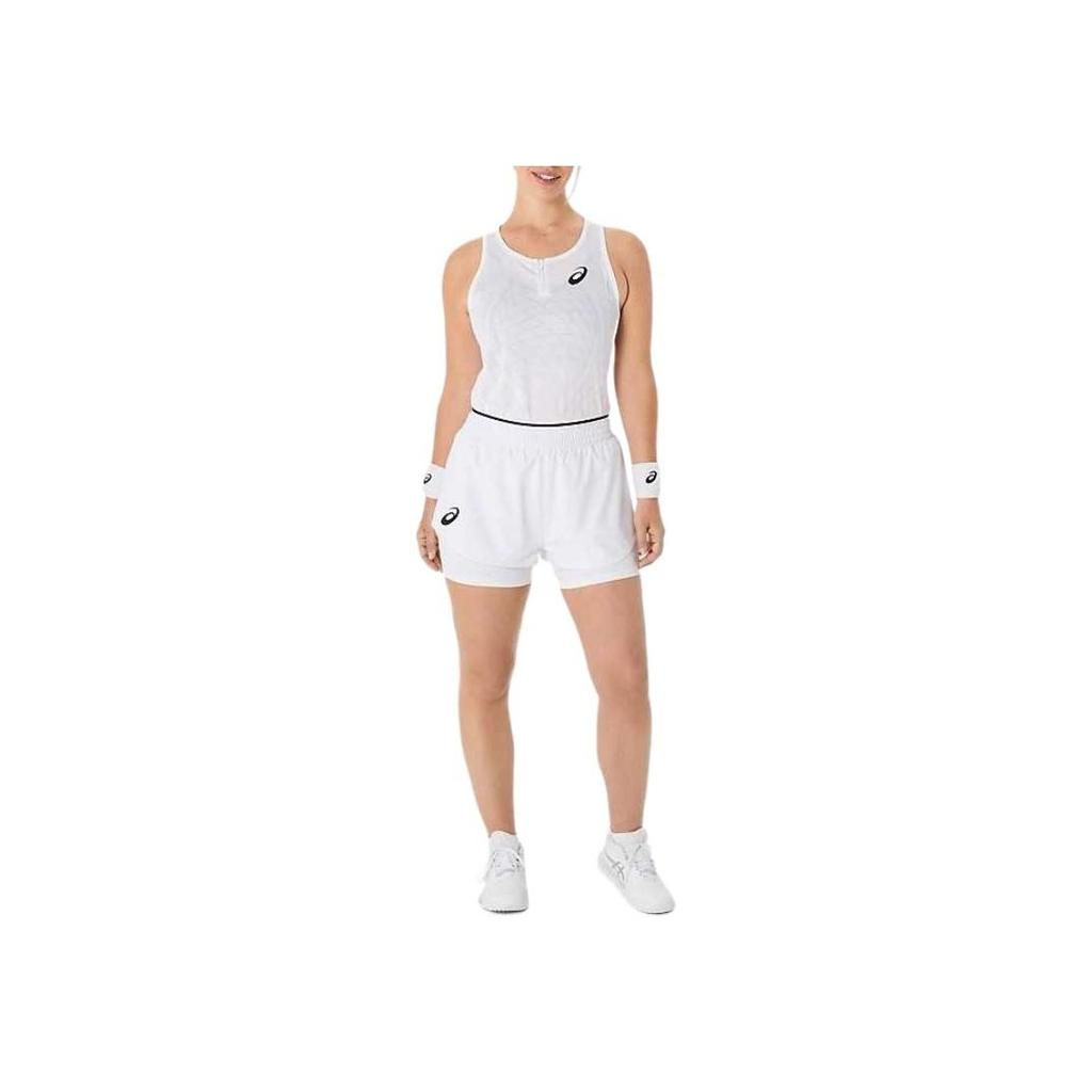 Asics Match Short Skin-Friendly Breathable Comfortable Lightweight Three-Quarter Casual Shorts Women Shorts Bright-White 2042A352-100