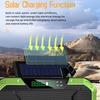 Portable Radio Multifunctional AM/FM Solar Hand Crank Radio with Compass LED Flashlight 5000mAh Power Bank Bluetooth 5.0 Speaker
